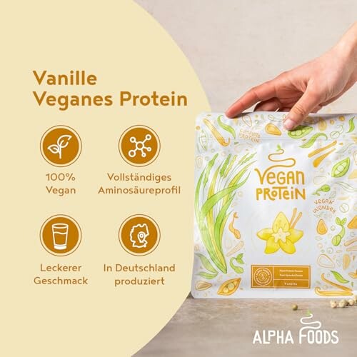 Veganes Proteinpulver von Alpha Foods